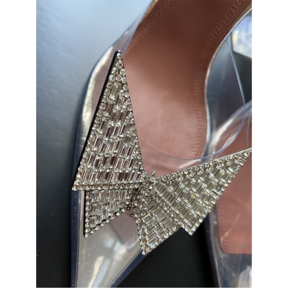 Amina Muaddi x Awge Pump - Butterfly Phoenix Sling Back - Size 6.5 US - Picture 3 of 5